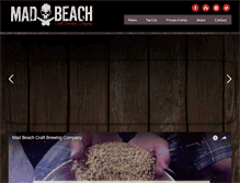 Tablet Screenshot of madbeachbrewing.com